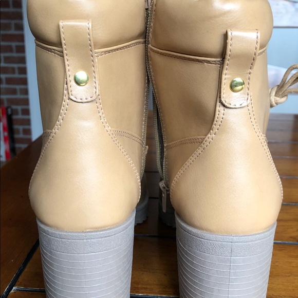 Brand new, military style boots with heel. - Picture 3 of 5